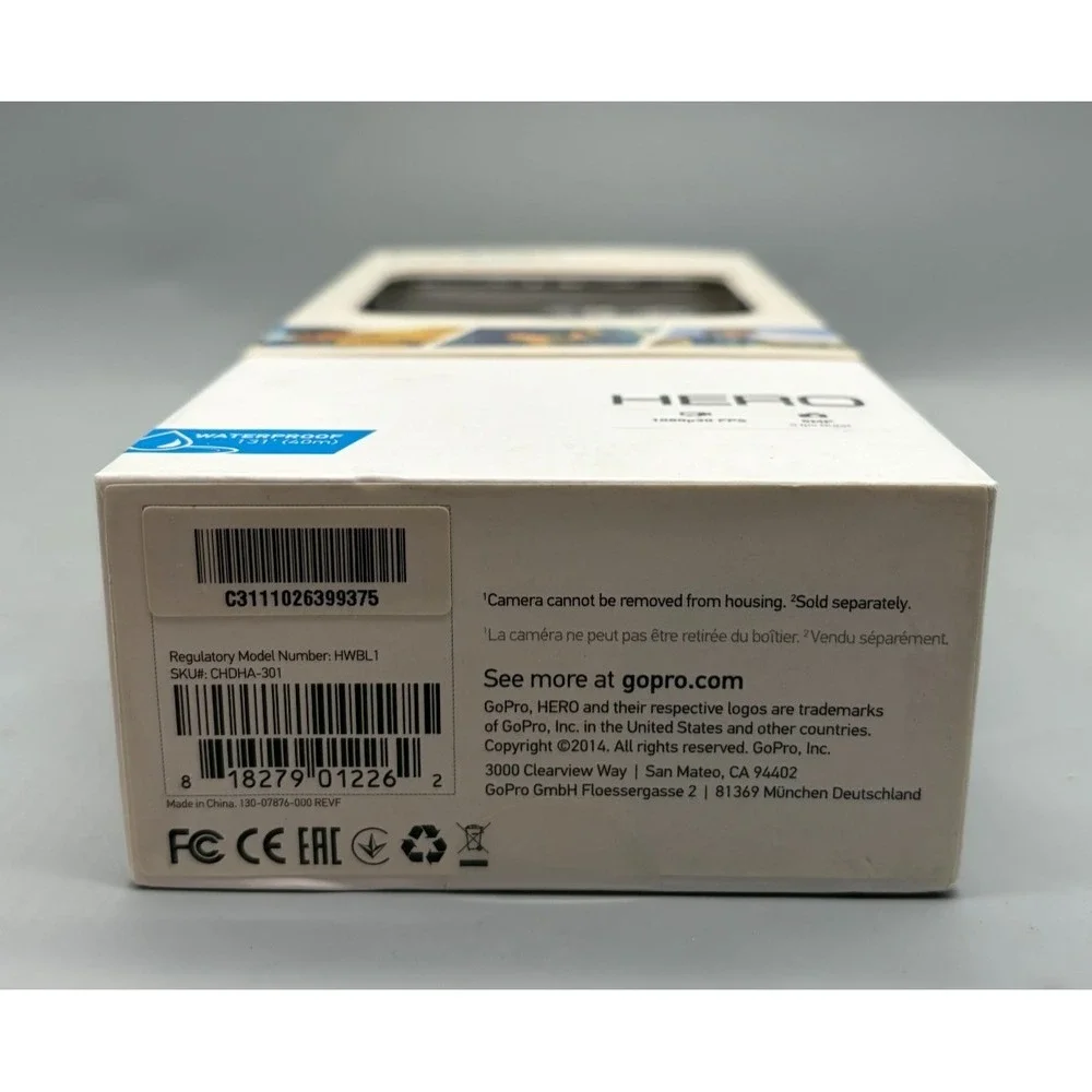 GoPro Hero Camera Camcorder (HWBL1) - Sealed